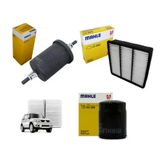 Kit De Filtro Óleo Ar Combustível Cabine Tr4 2.0 16v Gas/Flex Todas Mahle/Wega