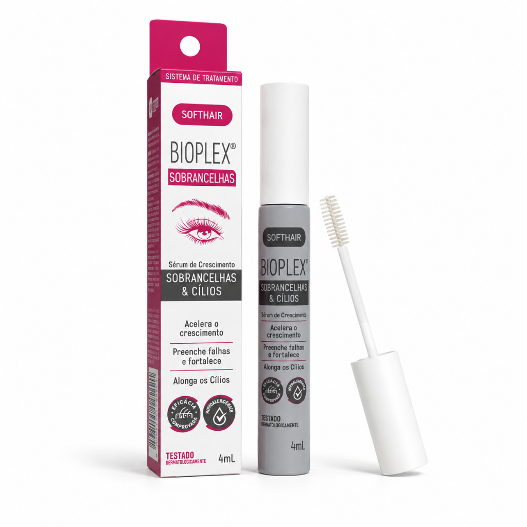 Sérum Crescimento Cílios e Sobrancelhas Soft Hair 4ml Bioplex