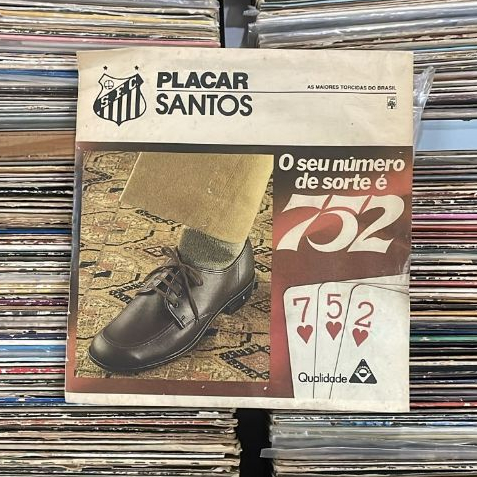 LP VINIL COMPACTO PLACAR SANTOS - BANDA DO CORPO DE BOMBEIROS DO ESTADO DA GUANABARA - 1976