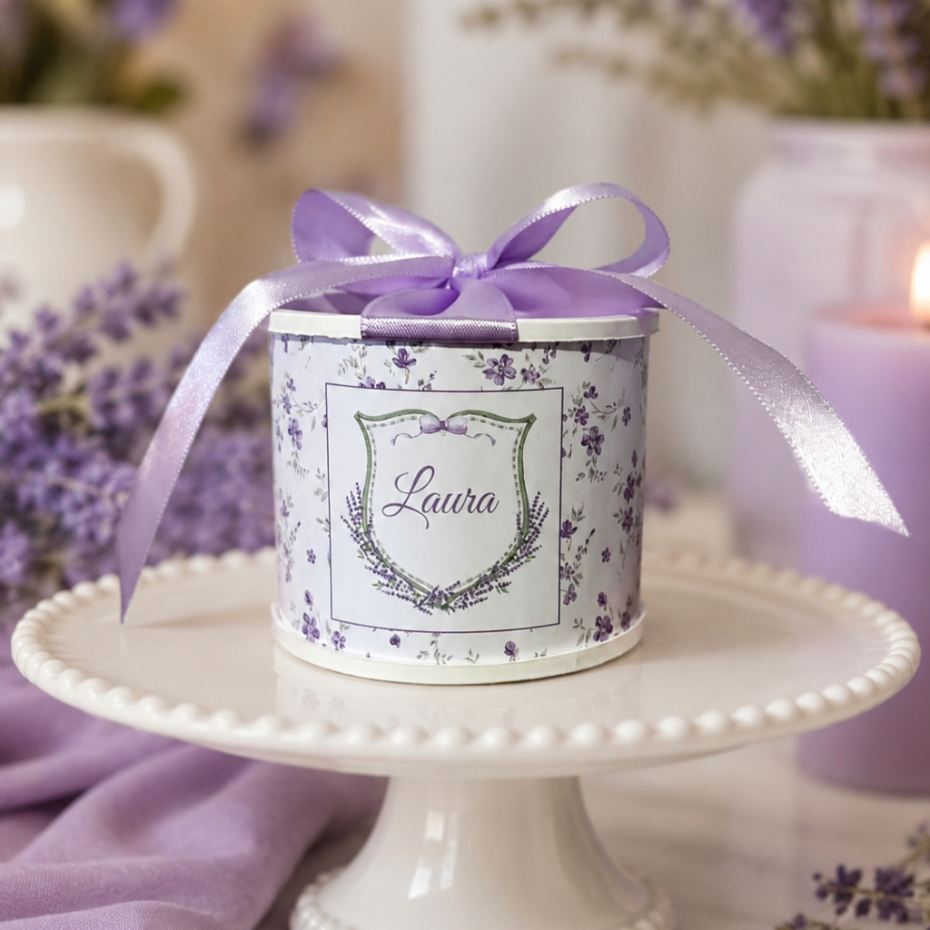 Kit tubolatas personalizadas lembrancinha lavanda maternidade | aniversário |  batizado 5x6 - Vários temas