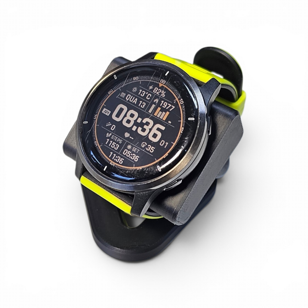 Suporte Base Carregador Garmin | Dock Stand Relógio Smartwatch | Organizador Mesa