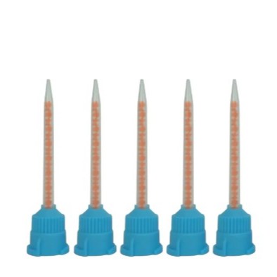 Kit 50 Ponta Azul Ponta De Silicone Misturadora P/ Protemp 4 3m C/ 50 Pçs 8cm Ponta Misturadora