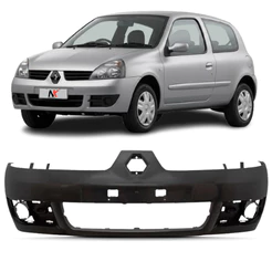 Parachoque Dianteiro Clio 2006 2007 2008 2009 2010 2011 2012 Com Furo