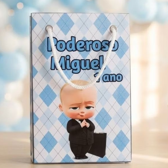 Sacolinhas Personalizadas Poderoso Chefinho |Lembrancinhas Surpresa |Festa Infantil