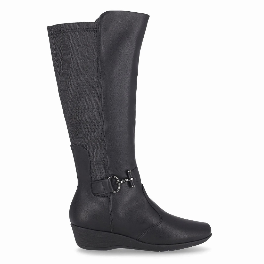 Bota Feminina Piccadilly Cano Longo Anabela Médio