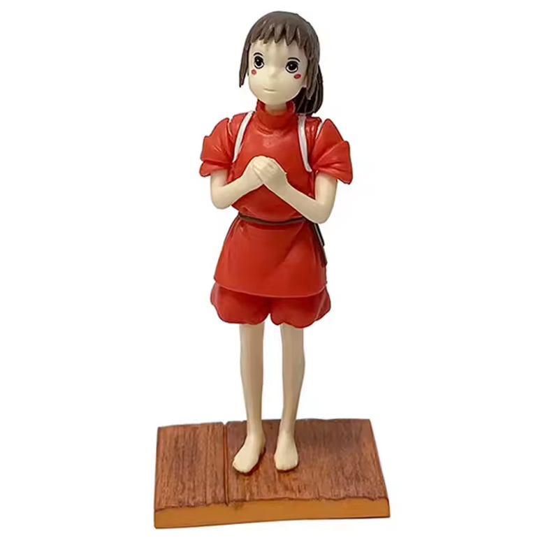 Bonecos A Viagem de Chihiro: Chihiro + Sem Rosto (No-Face) Colecionável/Decoração Studio Ghibli Totoro Action Figure