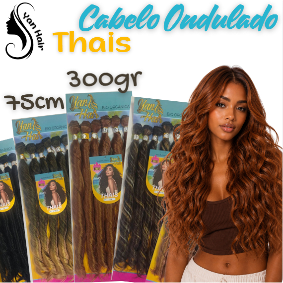 Cabelo Bio Orgânico Thais Lançamento 75cm