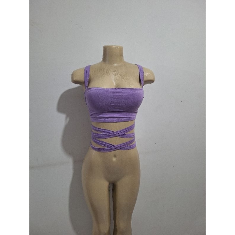 blusinha cropped feminino roxo D068