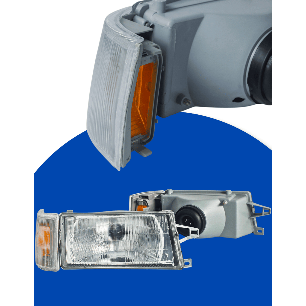 Par Farol Vidro + Piscas Uno 91 92 93 94 95 96 97 98 99 2000 — imagem 2 de 2