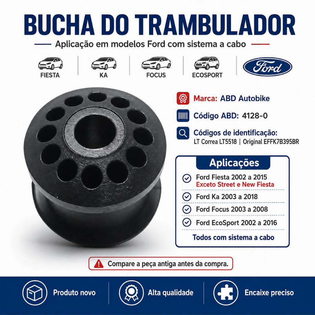 Bucha Do Cambio Seleção Terminal Marchas Ford Ka Fiesta Focus