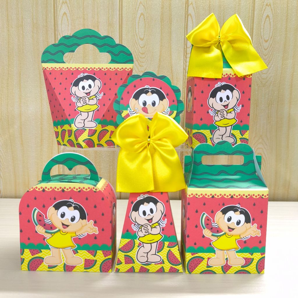 MAGALI Kit Caixinhas Personalizadas Festa Infantil PEGUE E MONTE – Lembrancinhas | Decoração de Aniversário