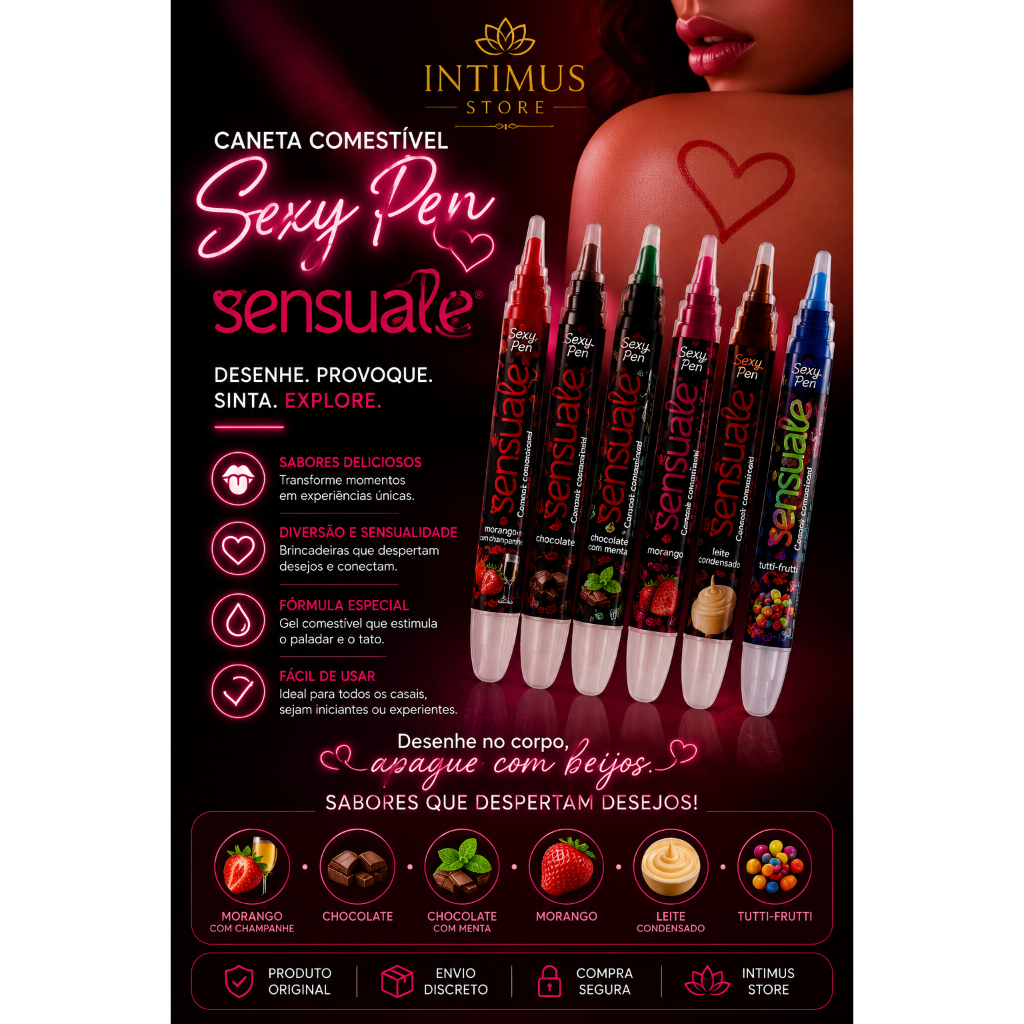 Caneta Comestível Sexy Pen