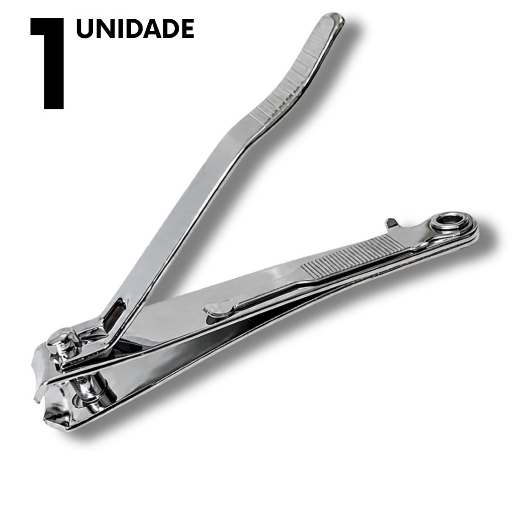 Cortador De Unha Inox 7,5cm Alicate Profissional Manicure Pedicure