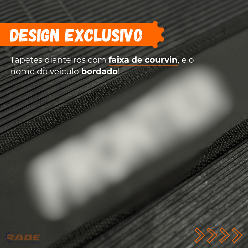 Jogo de Tapete Emborrachado para Frontier Cabine Dupla 2008 a 2016 Kit Automotivo Impermeavel — imagem 2 de 2