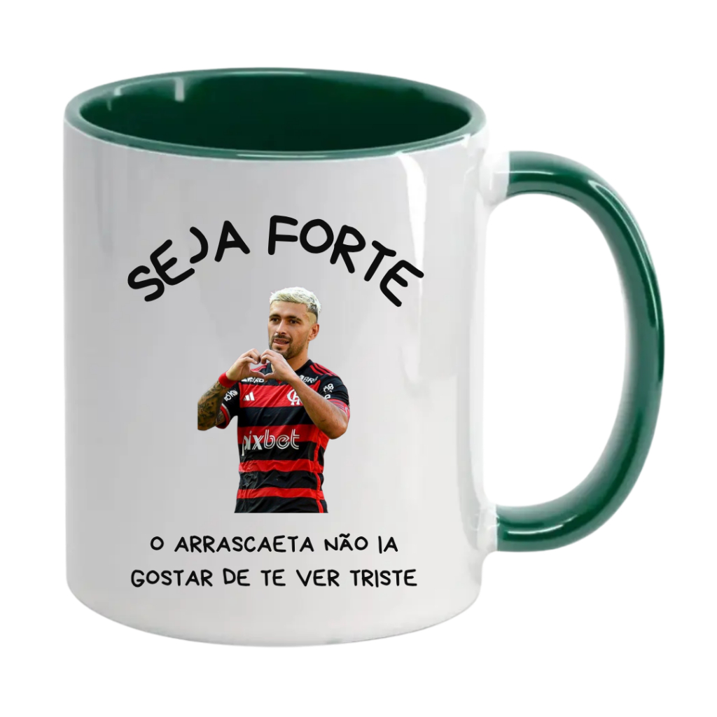 Caneca seja forte - Arrascaeta - copa do mundo — imagem 2 de 2
