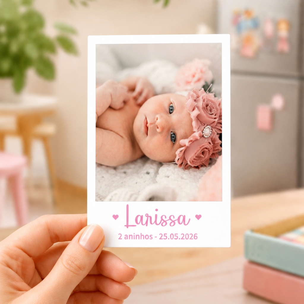 Foto Imã de Geladeira 10x7 - Lembrancinha Personalizada Aniversário - Revelação Personalizado