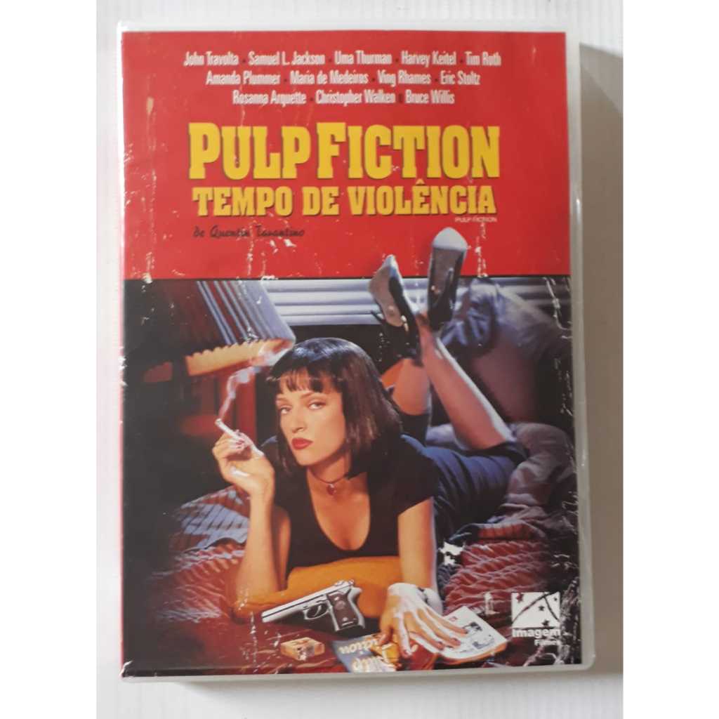 Dvd Pulp Fiction Tempo de Violência (1994) - Quentin Tarantino - Original Usado - Leia o Anúncio