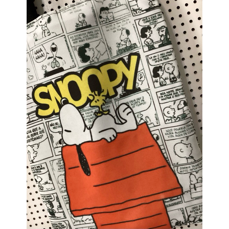 Bolsa sacola Snoopy quadrinhos Dupla Face Bolsa Estampada — imagem 2 de 2