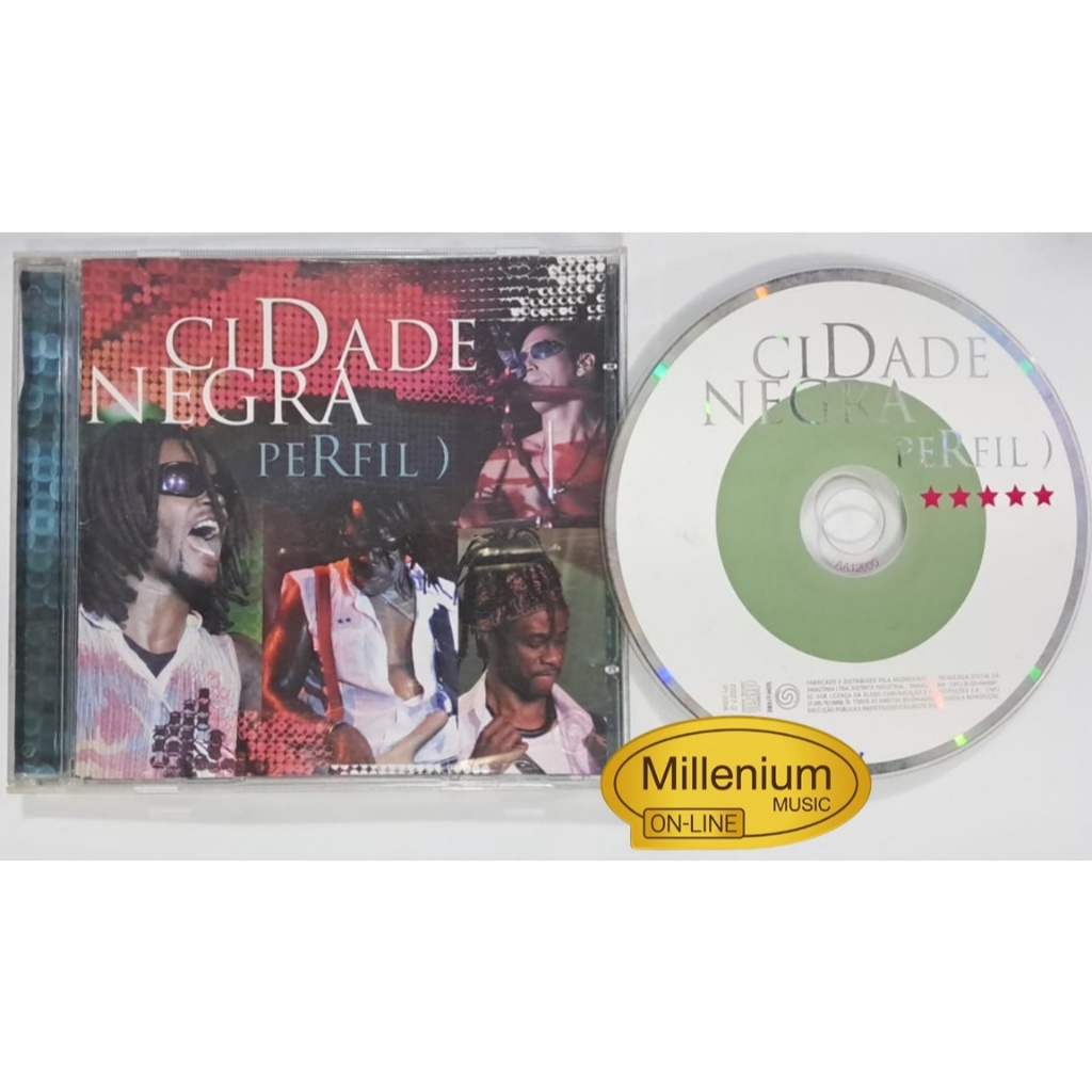CD Cidade Negra  Perfil  Grandes Sucessos 2009 Original Gravadora Colecionador Ótimo Estado