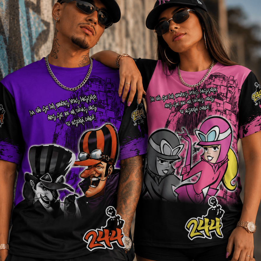 Kit Casal Dick Vigarista e Penélope Charmosa 2 Camisetas