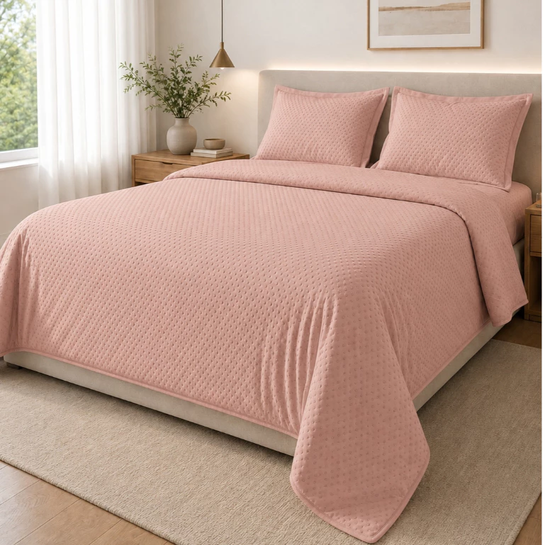 "Transforme Seu Quarto: Kit Colcha Dupla Face 🛏️"
