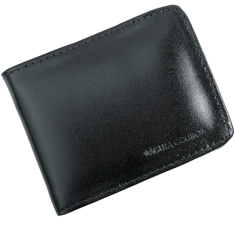 Presente Dia dos Pais Carteira Masculina Couro Premium Legítimo Slim na Caixa Águia Couro