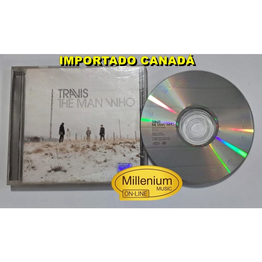 CD Travis  The Man Who 1999 Importado Canadá Original Gravadora Colecionador Ótimo Estado