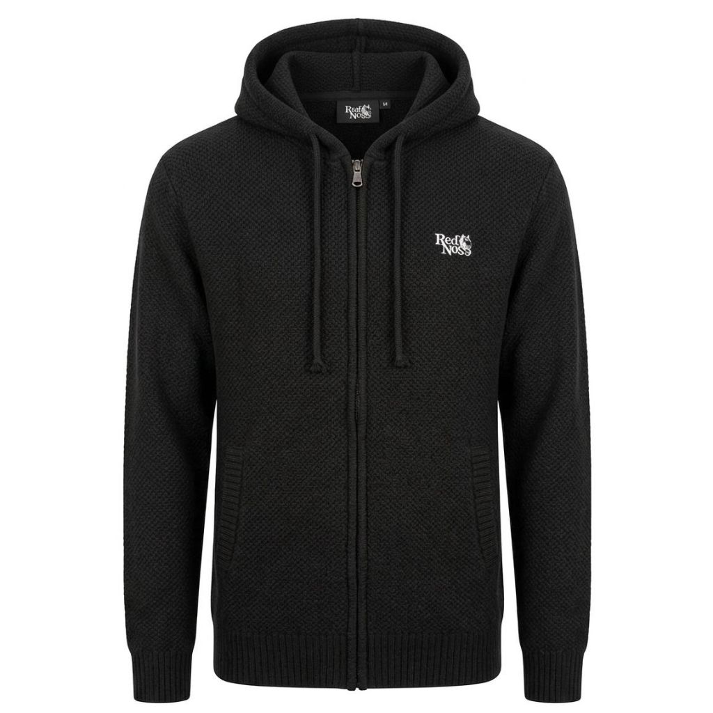 Casaco Tricô Masculino Red Nose com Zíper e Capuz Flanelado Ref. 9590074