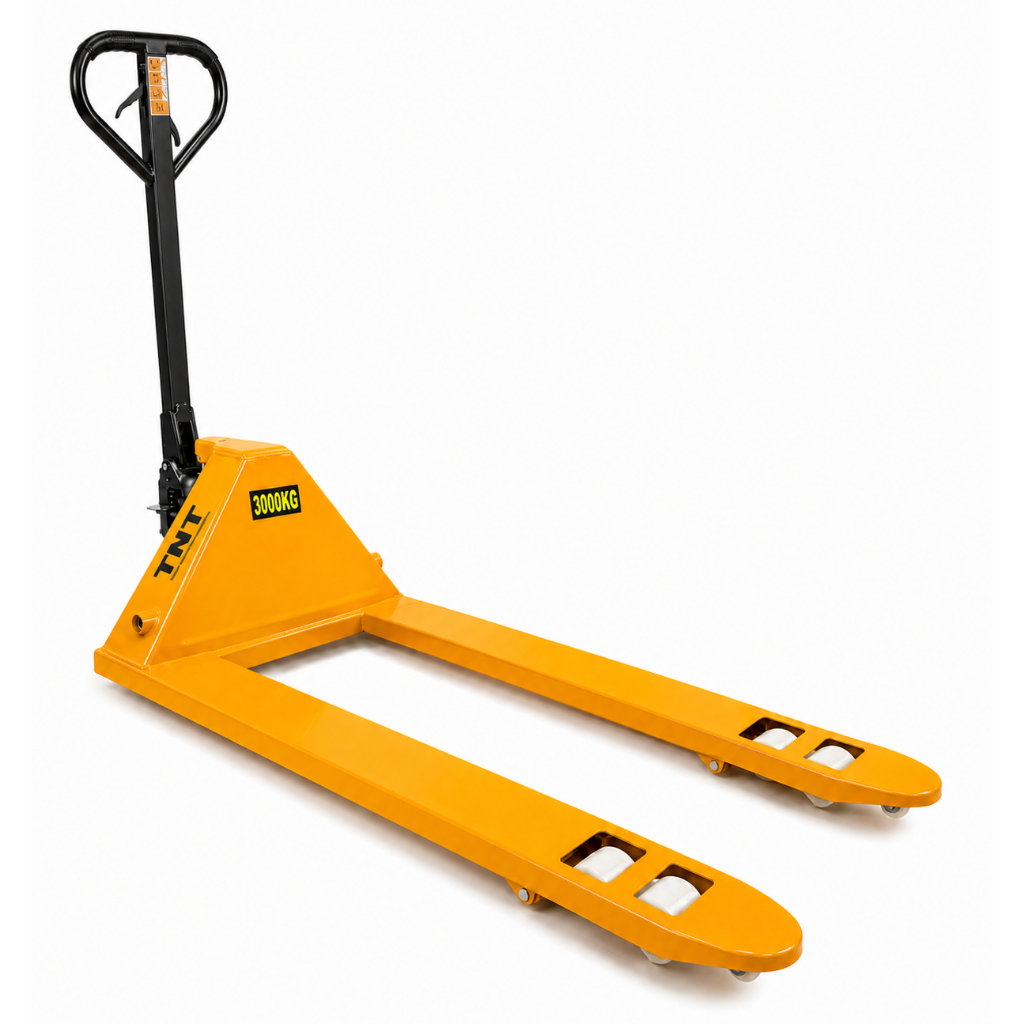 Paleteira Manual 3 Toneladas Garfo 1200Mm X 685Mm Aço Carbono Reforçado TNT com Roda Dupla de Nylon