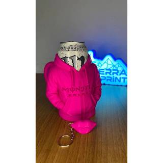 Porta lata moletom para energético Monster + abridor| 473ml