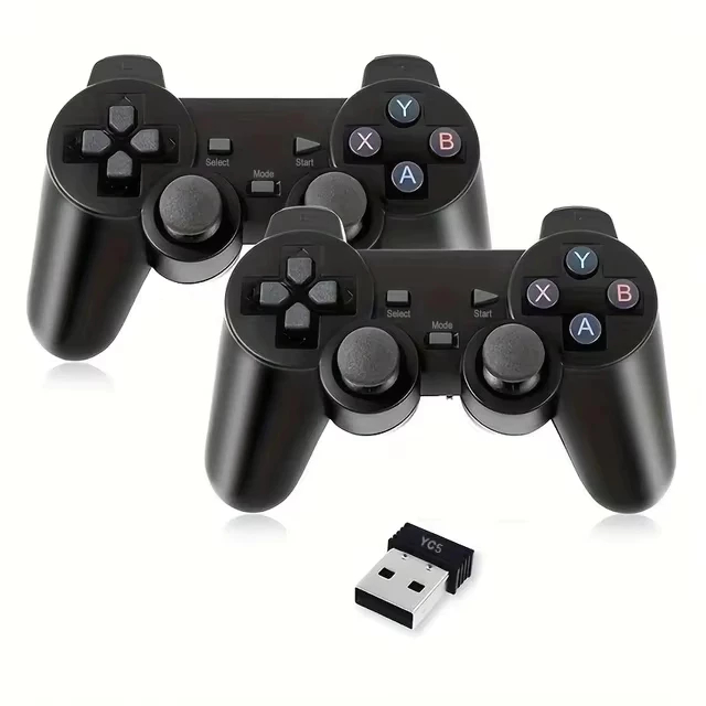 Kit com 2 Controles de reposição para Game Stick com Adaptador USB