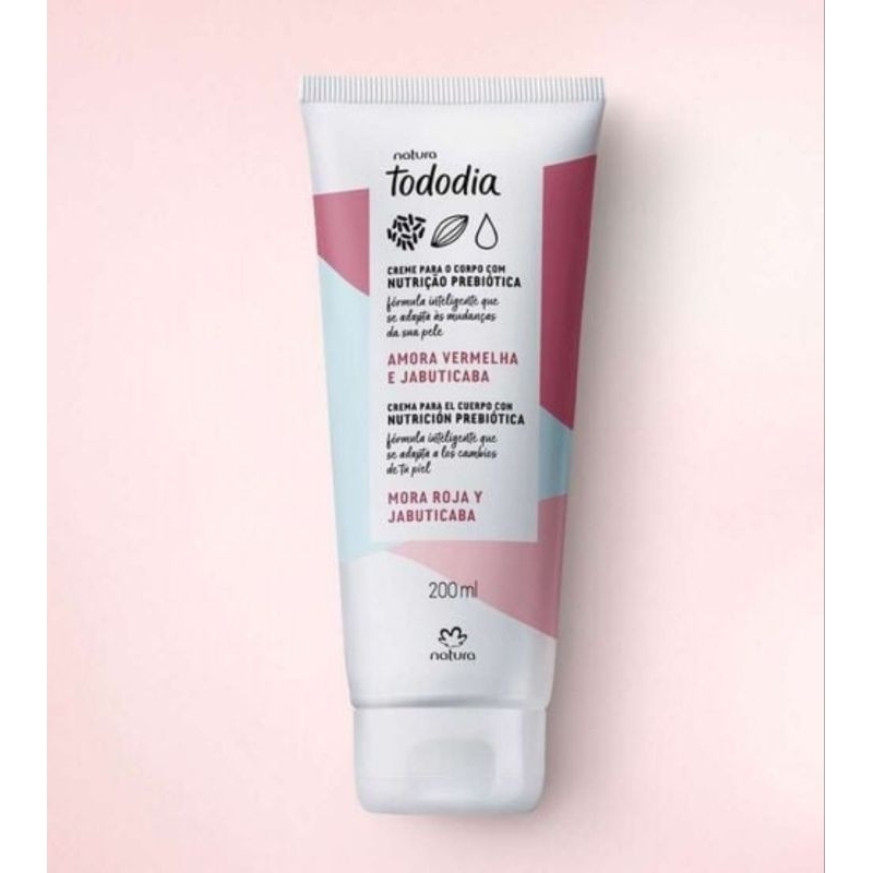 Creme Nutritivo Para O Corpo Tododia Amora Vermelha E Jabuticaba 200Ml