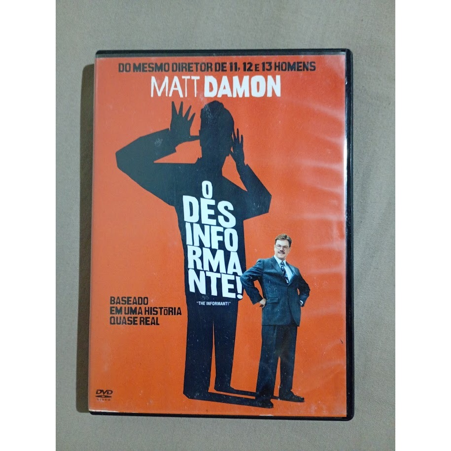 DVD O DESINFORMANTE * MATT DAMON * ORIGINAL