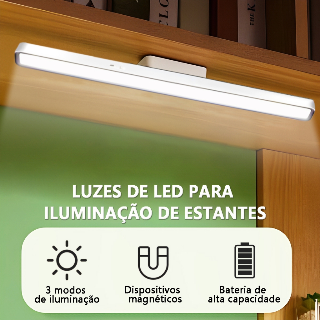 Lâmpada De Mesa Portátil Recarregável Magnética Proteção De Luz Sem Fio Recarregável PortátilPara