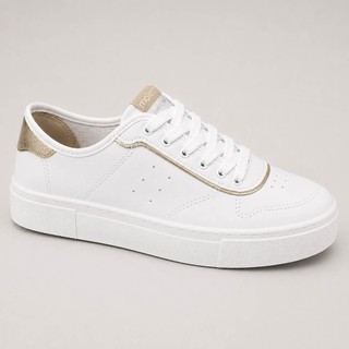 Tênis Feminino Moleca Palminha Almofadada Casual Plataforma Confortável Napa Leve Antiderrapante