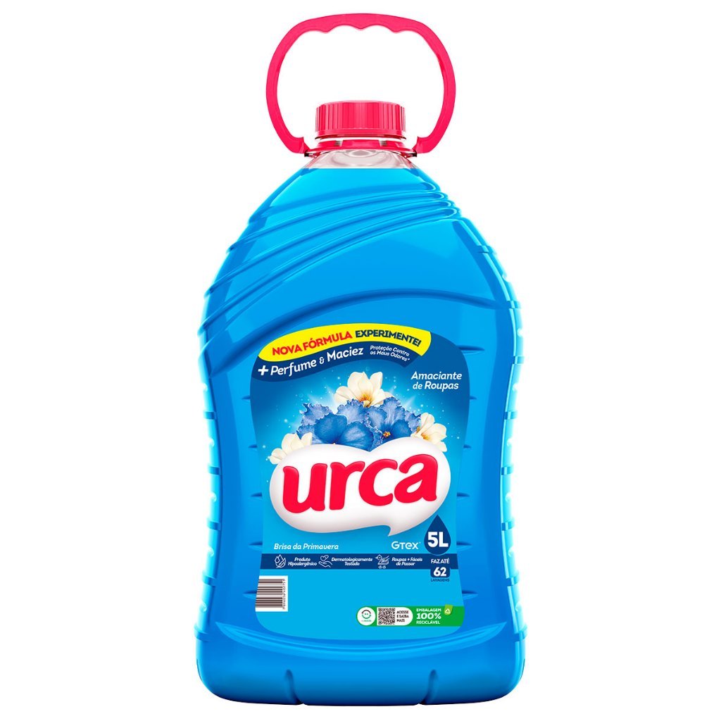 Kit Lava Roupas Urca Verde 5l + Amaciante Urca Brisa 5l · foto 2