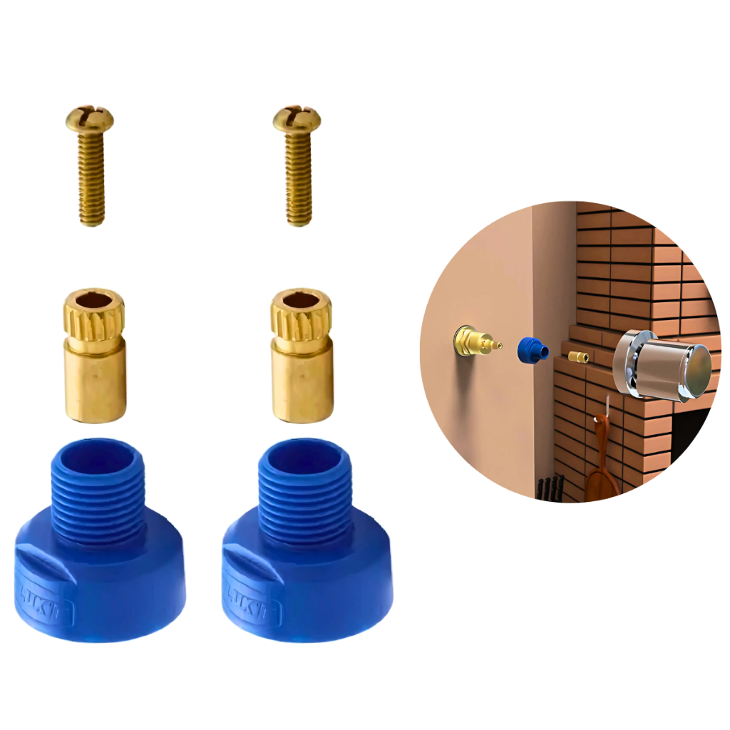 Kit 2 Conversores de Registro Banheiro Docol para Deca Monocomando Bruen