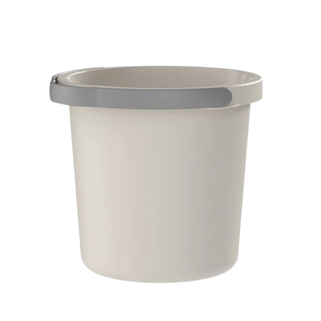 Balde Ou 8,5L Bege Linha Flow lavanderia