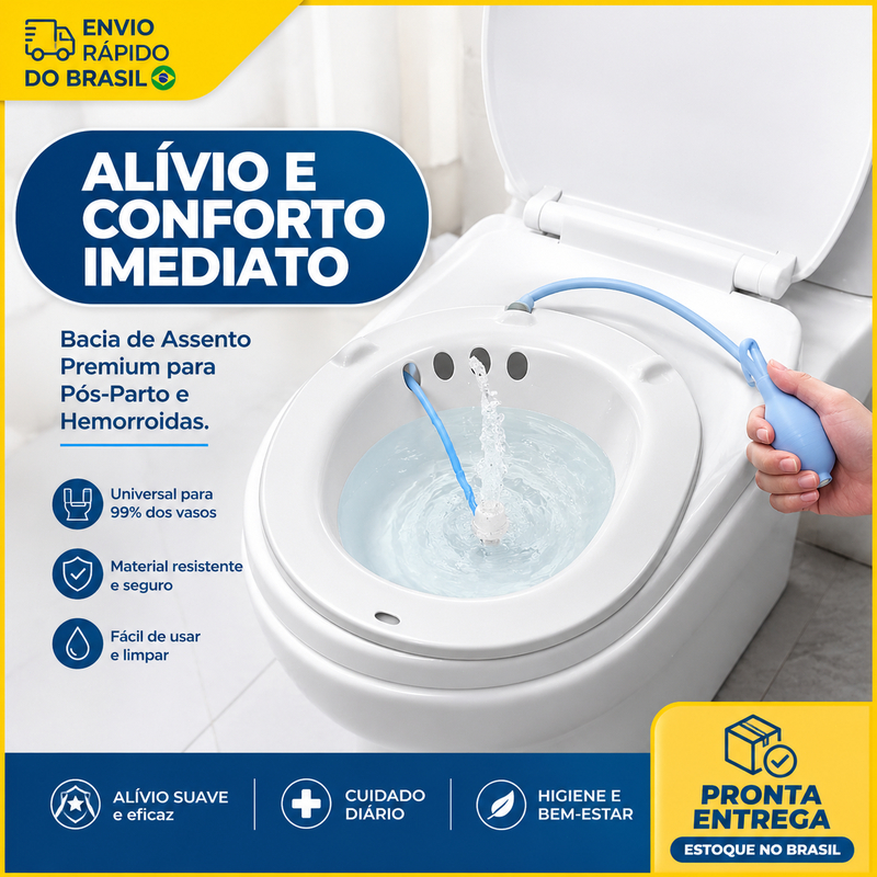 Portátil feminino perineal imersão toalete sitz homem hemorróidas cuidados banheira bacia com flusher