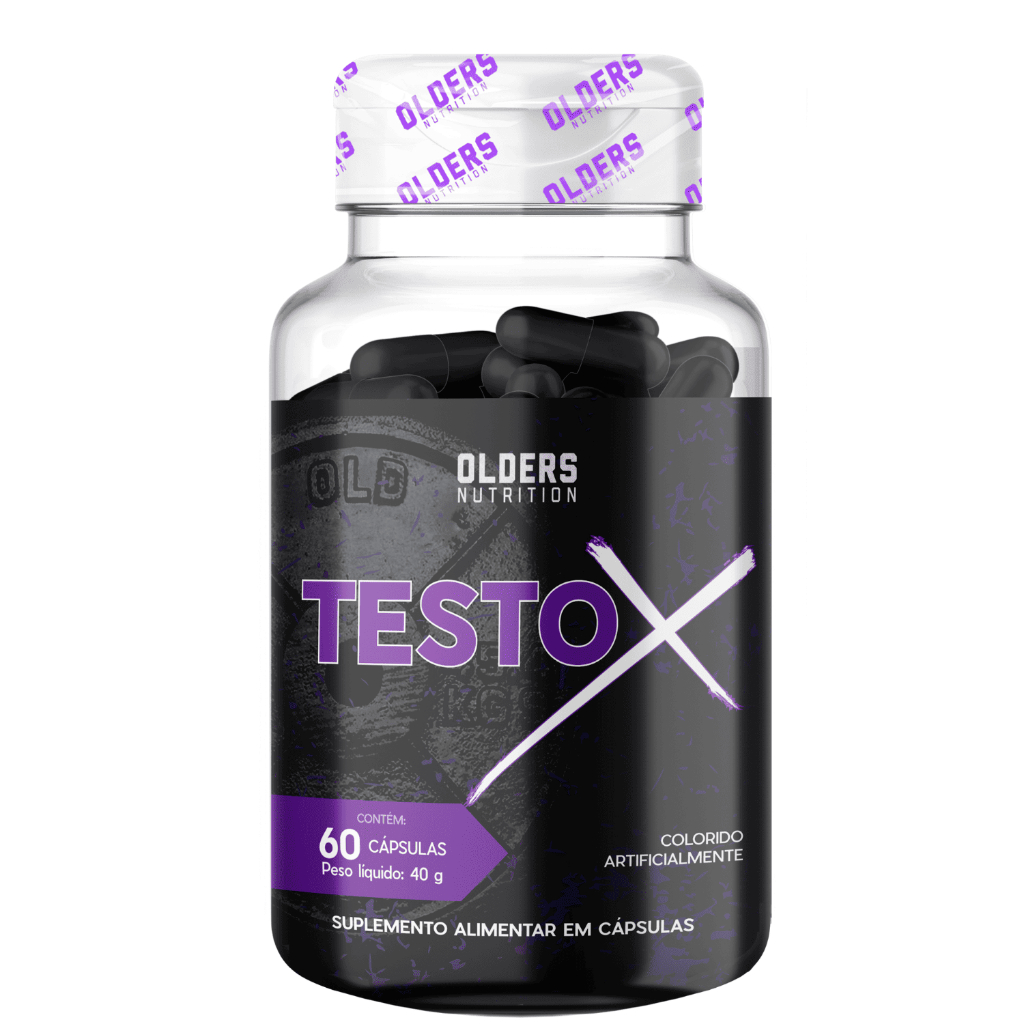 Testo-X Black: Suplemento Natural para Força, Massa e Desempenho
