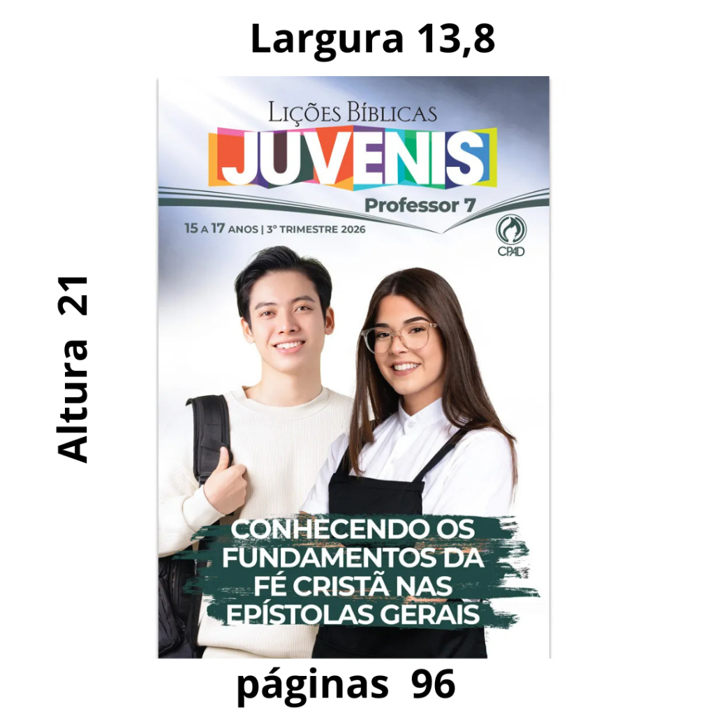 Revista Lições Bíblica Juvenis Professor 3º Trimestre 2026 · foto 2