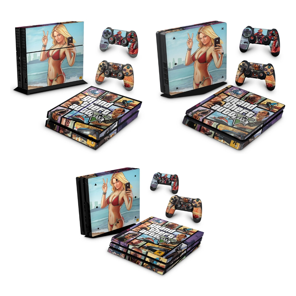Skin Anti-Rage para PS4 FAT, SLIM ou PRO - 027 - Skin Playstation 4