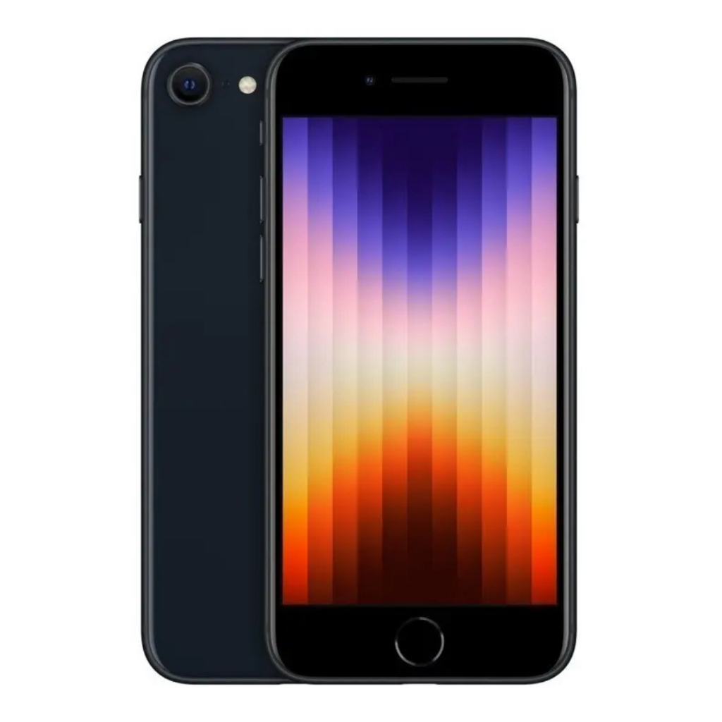 Smartphone Apple iPhone SE 5G 3ª Geração A2783 64GB Câmera 12MP HD IP67 A15 Bionic (Recondicionado)