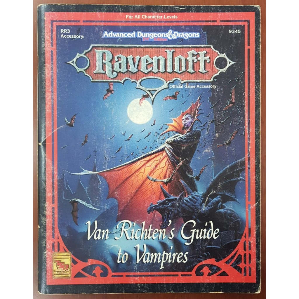Ravenloft Van Richten's Guide To Vampires - Livro De Rpg - Advanced Dungeons & Dragons