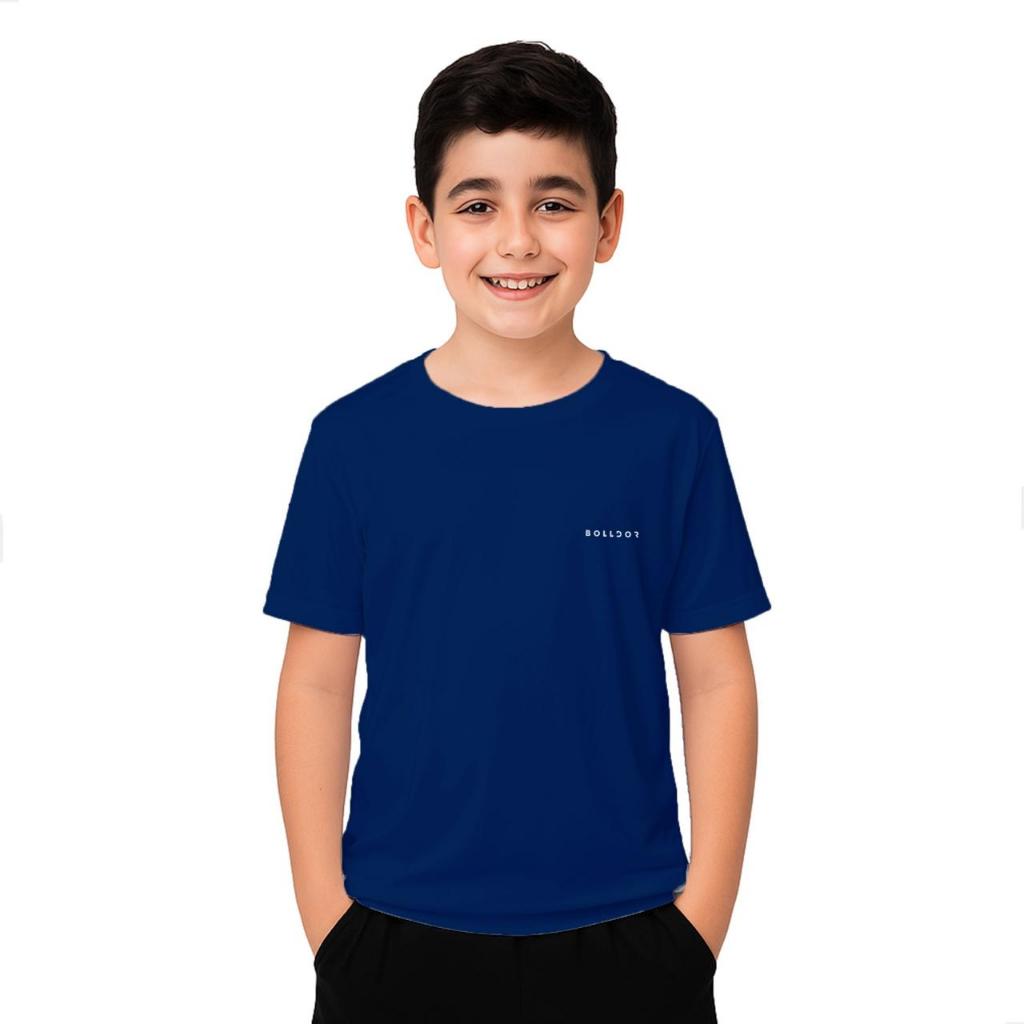 Camisa Dry Fit Infantil Lisa Esportiva Com Proteção UV Camiseta Infantil