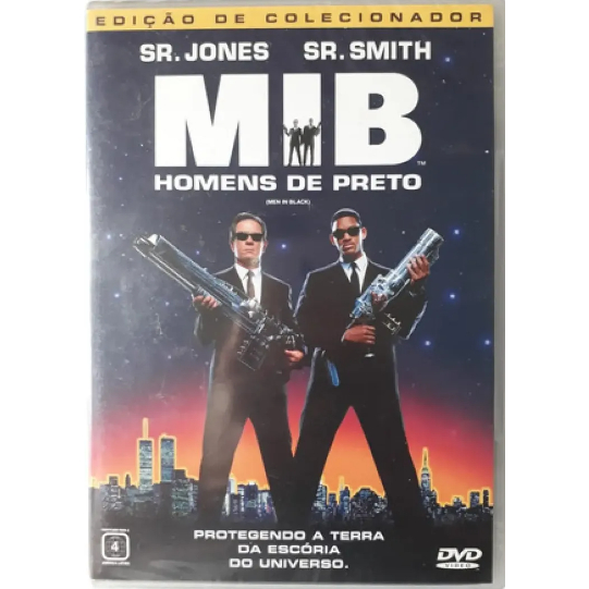 Dvd Mib Homens De Preto Edição De Colecionador   Will Smith Tommy Lee Jones   Lacrado