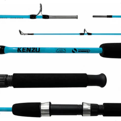 Vara Para Molinete 2 Partes Kenzu Summer 1,65m 10-20lbs Maciça Leve Pesqueiro Tilápia Traíra Tucunaré Pacu Matrinxã