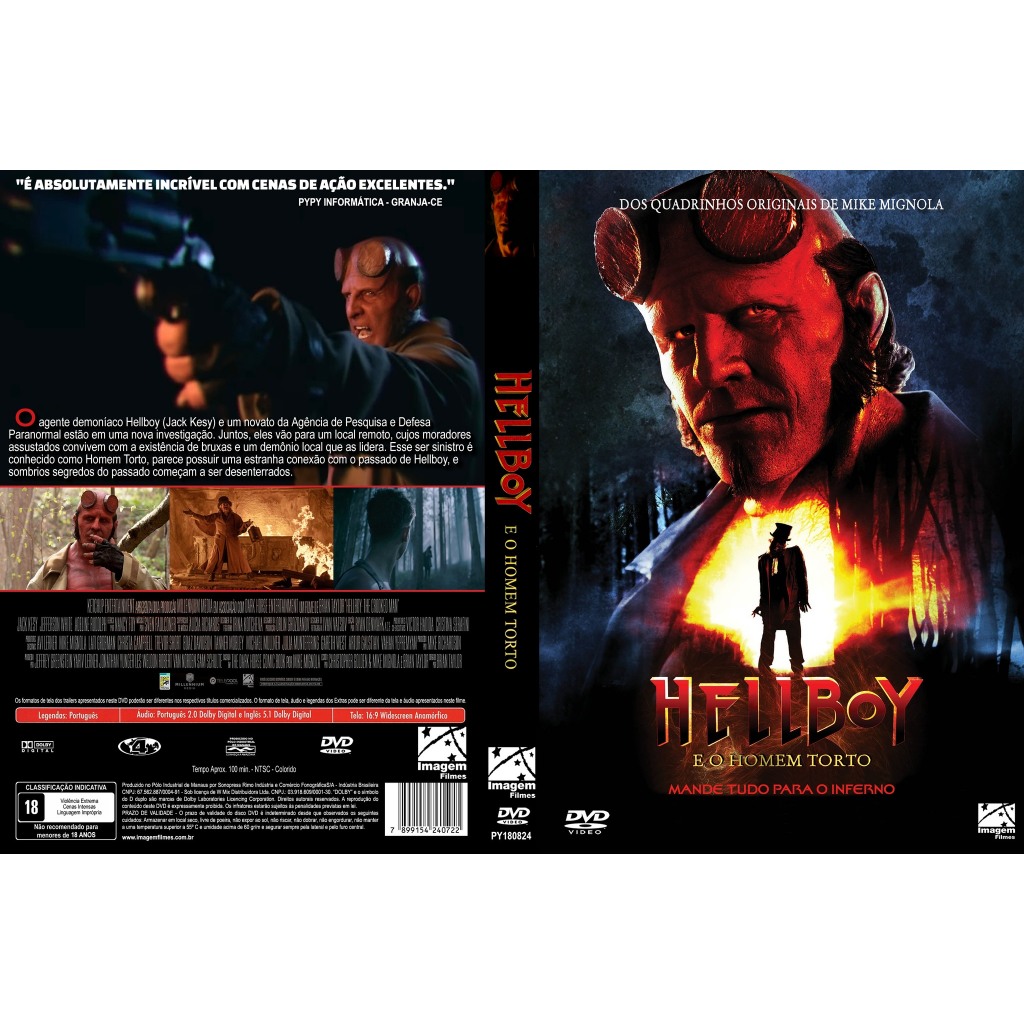 Hellboy e o Homem Torto Jack Kesy dublado e legendado  Hellboy e um agente novato da B.P.D.P. na década de 1950 são envi