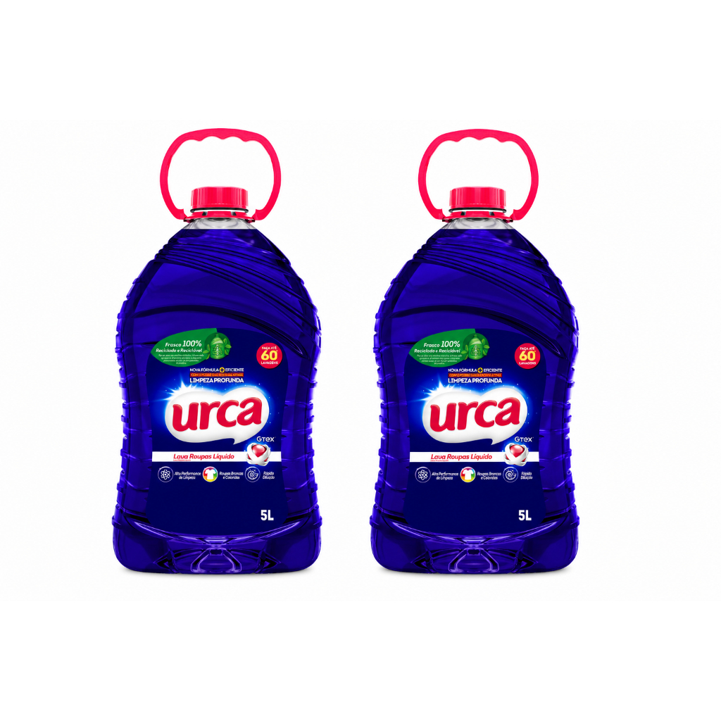 Kit 2 Lava Roupas Liquido Urca Azul 5L · foto 2