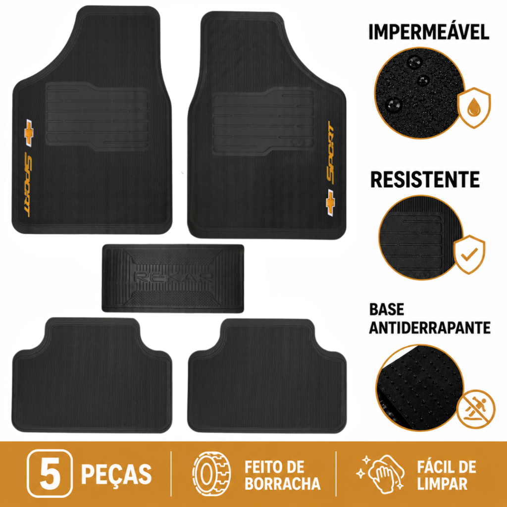 Tapete Automotivo Universal Carro Chevrolet Celta